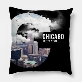 CHICAGO TYPO Pillow