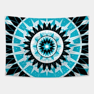 Mandala Blue Tapestry