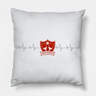 Pickleball Dink Responsibly Pillow