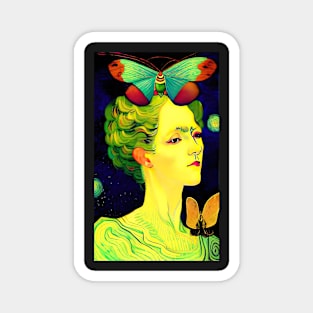 Goddess of Moths Magnet