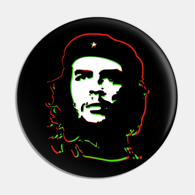 Che Guevara Rebel Cuban Guerrilla Revolution T-Shirt Pin by HiDearPrint