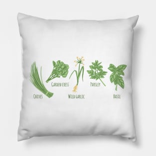 Kitchen Herbs Pillow