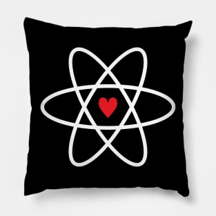 Atomic Symbol w/ Heart Pillow