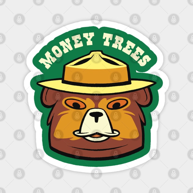 Money Trees Magnet by dannyrumbl