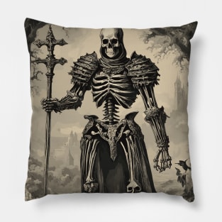 Skeleton Knight Pillow