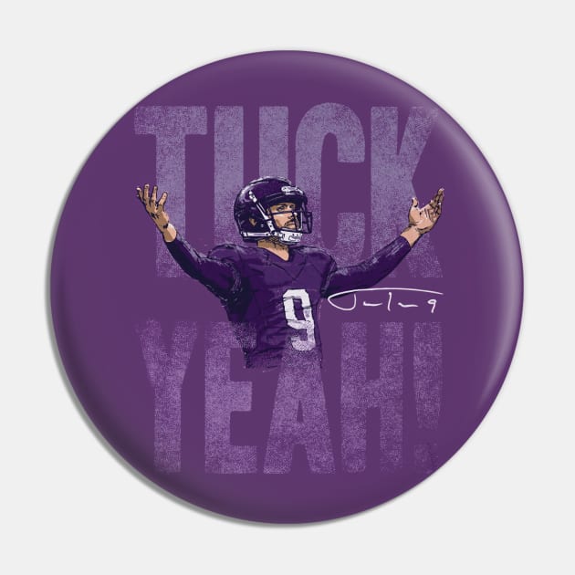 Justin Tucker Baltimore Tuck Yeah Bold Pin by Chunta_Design