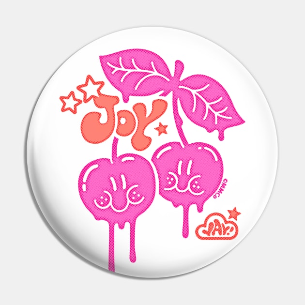 Joy Cherries - Candy Dip Pin by Marianne Martin