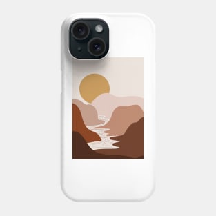 Abstract Sunset Painting 7.2 Phone Case