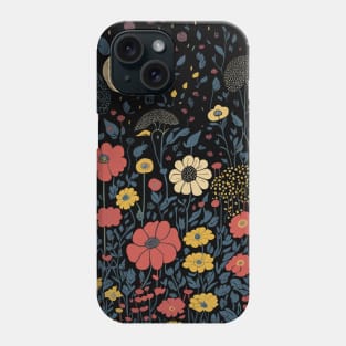 Flower Garden at night Phone Case