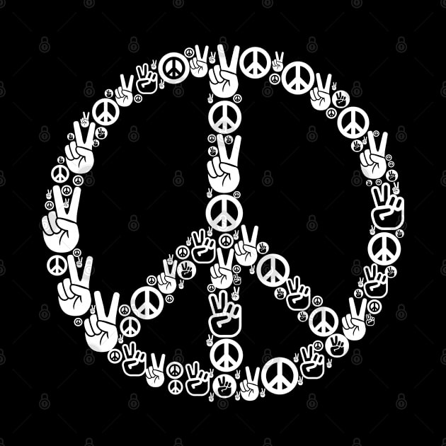 Peace Sign Peace Illustration by ShirtyLife