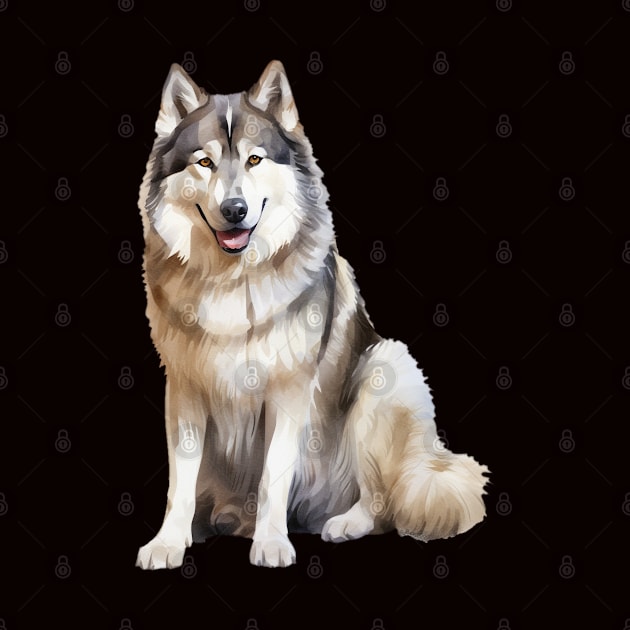 Alaskan Malamute by DavidBriotArt