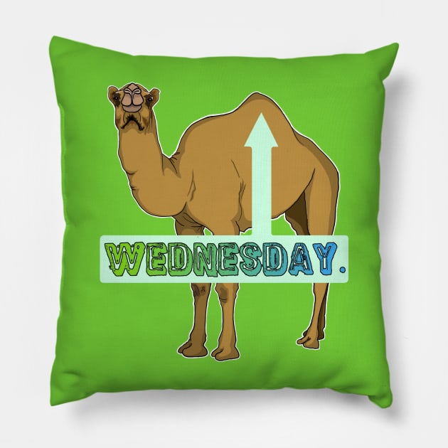 Hump Day! Pillow by FivePugs