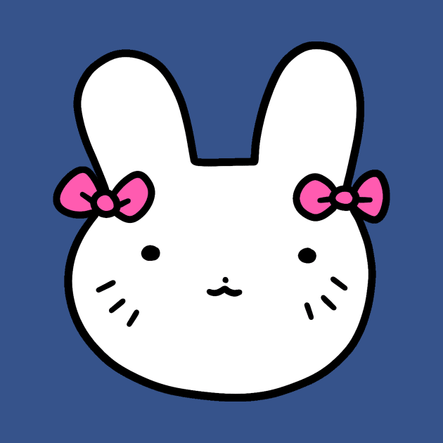 Bow Bunny Face by saradaboru