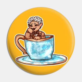 Angel in a cup Pin