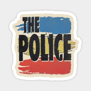 red yellow blue - the police Magnet