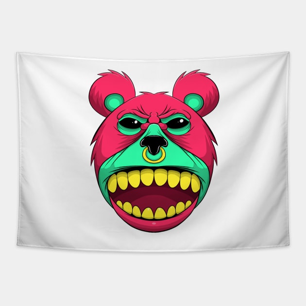 Little teddy bear Tapestry by GingerGene