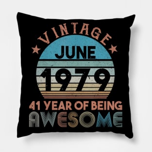 41st Birthday May Vintage 1979 Gifts Women Men Pillow