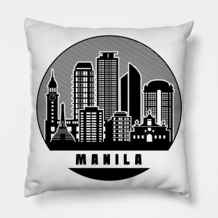 Manila NCR Skyline Pillow