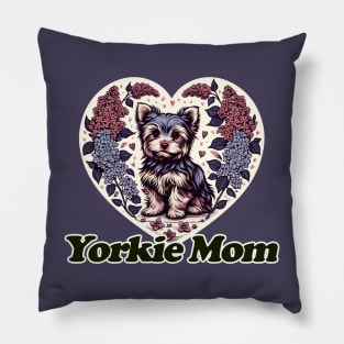 Yorkie Mom Pillow