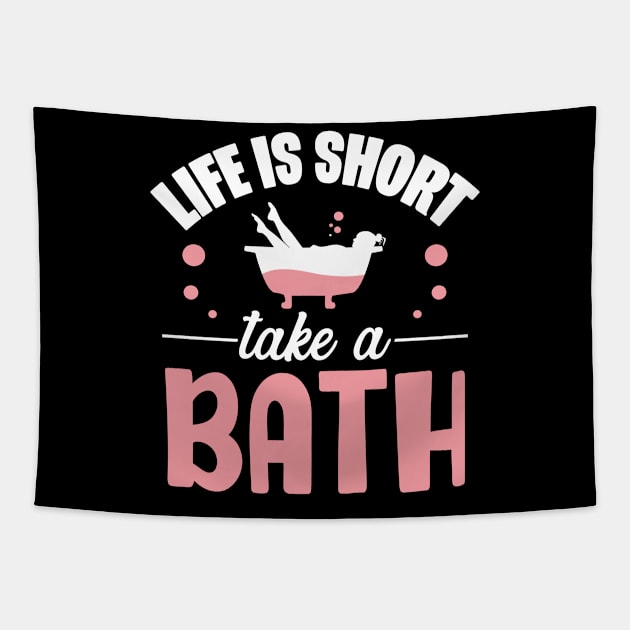 Bath Bathtub Tapestry by Teeladen