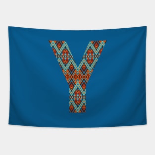 Letter Y- boho design Tapestry