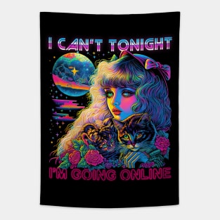 I'm Going Online --- 90s Aesthetic Tapestry