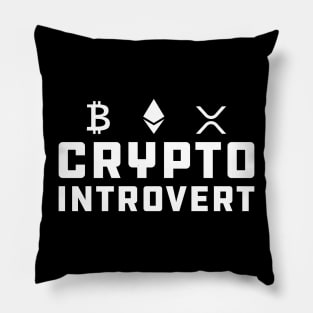 Crypto Introvert Pillow