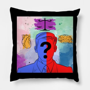 HEART VS BRAIN Pillow