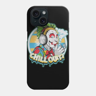 Chill Out: Hip Hop Clown Art Piece Phone Case