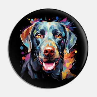 Labrador Retriever Rainbow Pin