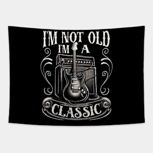 Guitarist's Journey: Guitar I'm Not Old I'm A Classic Tapestry