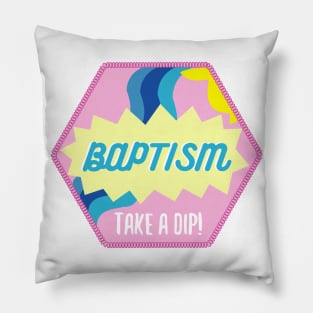 Baptism Patch -- Pink Pillow