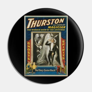 Vintage Magic Poster Art, Thurston, the Great Magician Pin