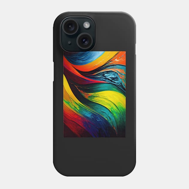 Rainbows Everywhere! Colorful abstract pattern #13 Phone Case by Endless-Designs