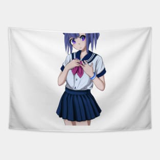 Anime Schoolgirl Tapestry