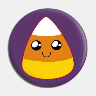 Another Cute Happy Candy Corn (Purple) Pin