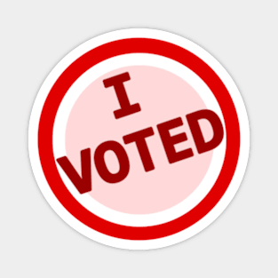 I Voted Magnet