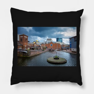 Birmingham Canal Junction Photograph Pillow