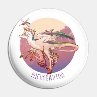 Hunting Microraptor Pin