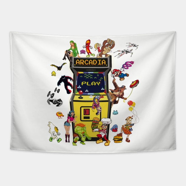 Arcadia Tapestry by Uwantmytees