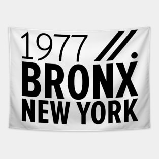 Bronx NY Birth Year Collection - Represent Your Roots 1977 in Style Tapestry