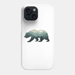 mountain bear Phone Case