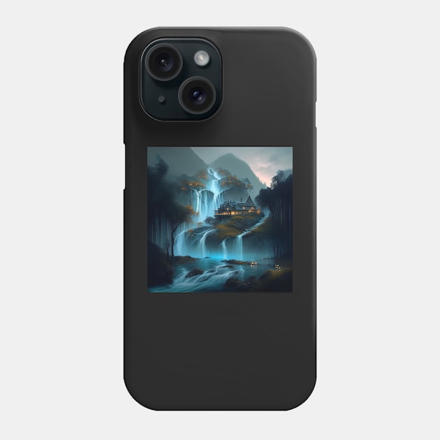 Mountain Stream Phone Case by D3monic