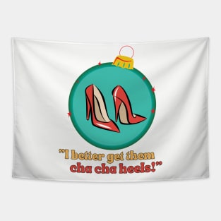 Christmas Girl Trouble Cha Cha Heels Gay Tapestry