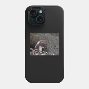 Stoat in the Hole Phone Case