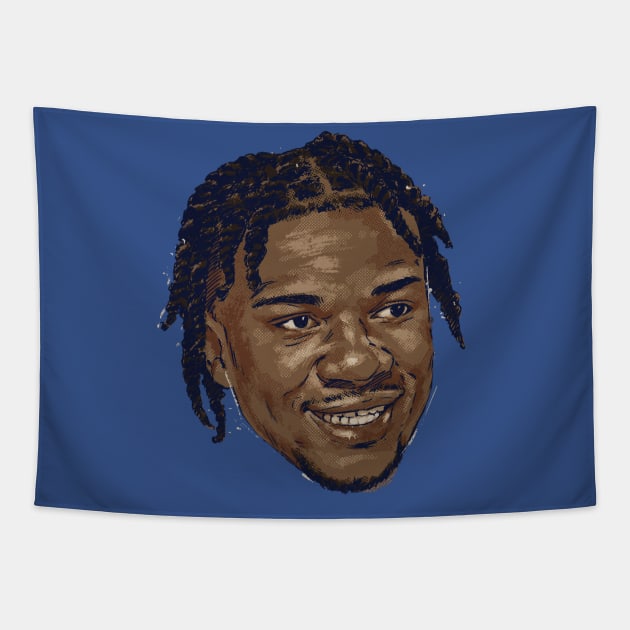 Anthony Richardson Indianapolis Portrait Tapestry by danlintonpro