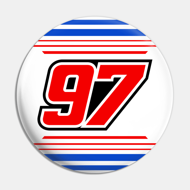 Shane van Gisbergen #97 2024 NASCAR Design Pin by AR Designs 