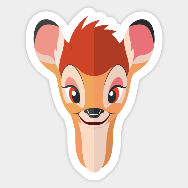 Inactief vijver kaping Bambi - Bambi - Sticker | TeePublic
