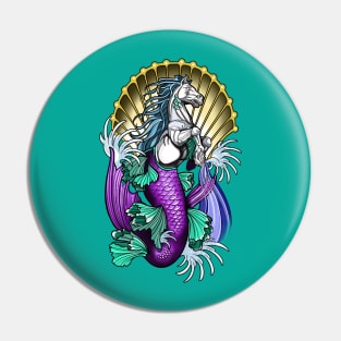 Hippocampus Fantasy Pin