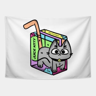 Juice Box Cat Tapestry